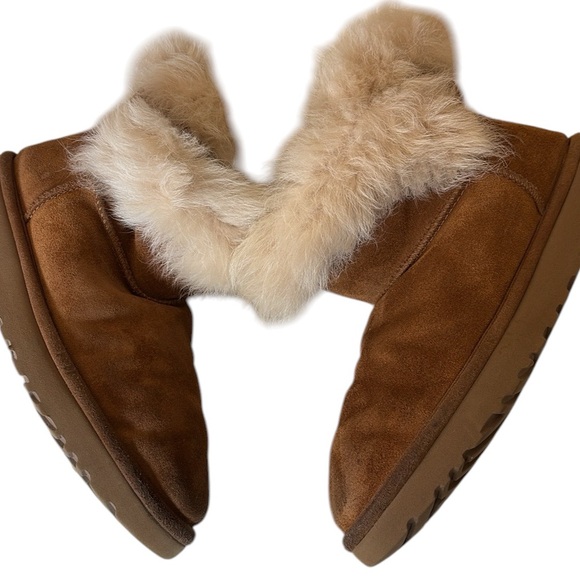 UGG Milla ankle boots, chestnut brown, size 10 - Picture 3 of 9